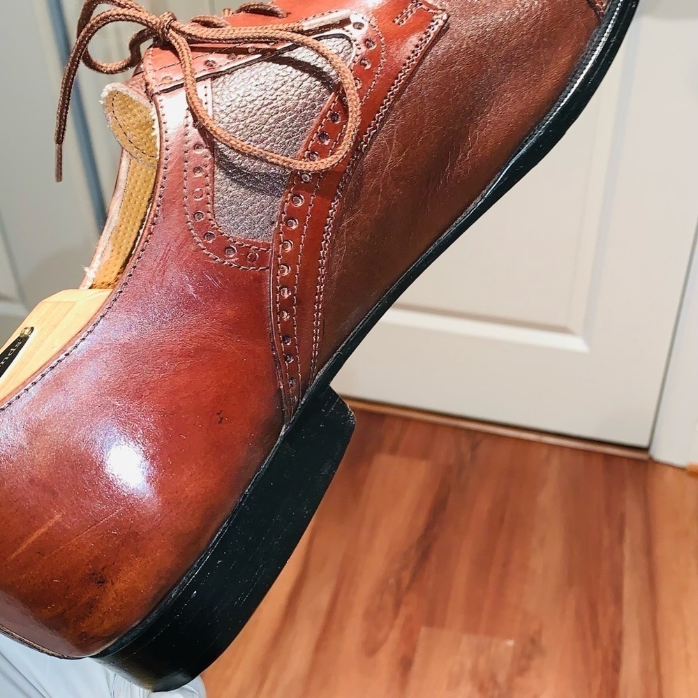 Giorgio Brutini Cap Toe Leather Oxfords. - Picture 13 of 15